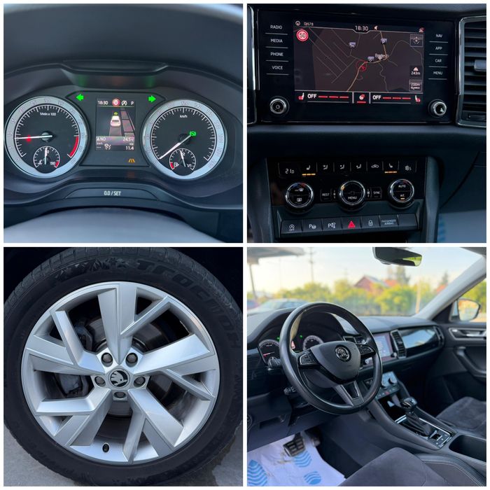 Skoda Kodiaq 2.0TDI -Style Edition- Camere 360°/ Parcheaza singura/Portbagaj electric/ Full Led (Garanție)