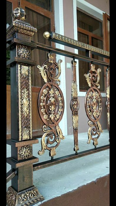 Перилла  ограждение. Рещотки перила в стиле hi-tech.