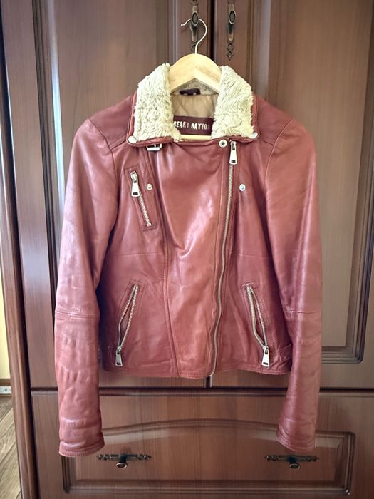 Яке от естествена кожа Freaky Nation