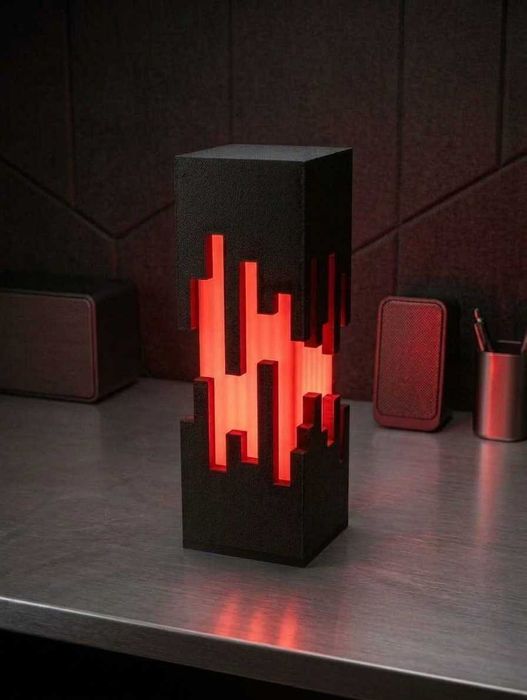 Lampa USB RGB Monolith Glitch