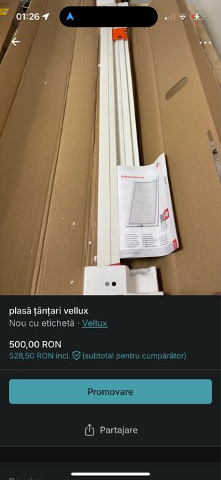 plasa tantari vellux