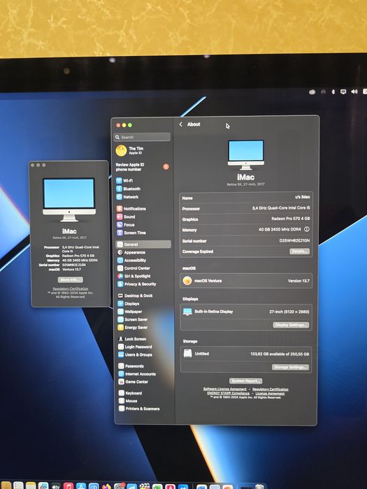 iMac 27 Retina 5k 2017