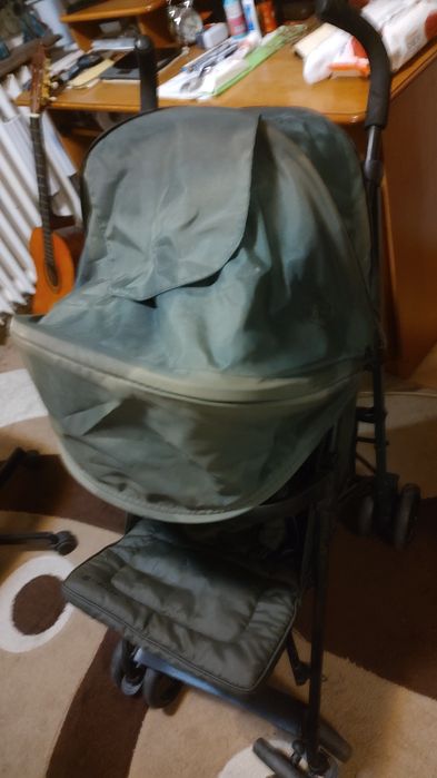 Vând căruț pentru copil, model sport, 2 în 1, marca Eurocart