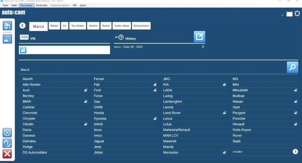 Tester/Diagnoza Autocom+Laptop Lenovo L490 cu Delphi/Autocom instalate