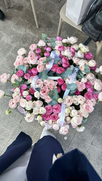 цветы пионы свежие