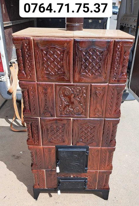 Soba de teracota,sobe de bucatarie,semineu, sobita,roti