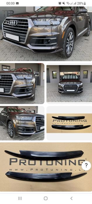 Pleoape faruri Audi q7 4m 2015-2020 Tunning