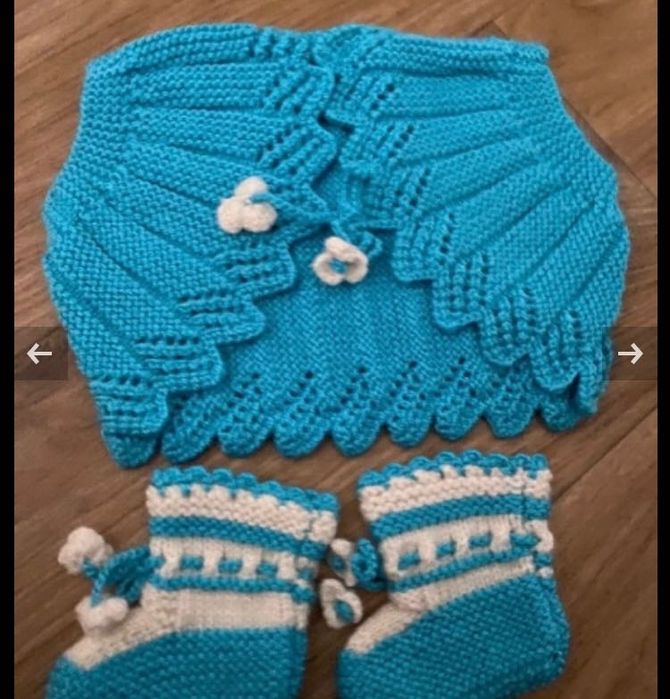 Бебешки плетени елеци и терлички