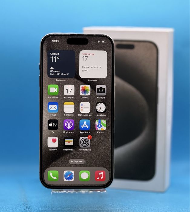 Apple iPhone 15 Pro, 256GB, 5G, Natural Titanium