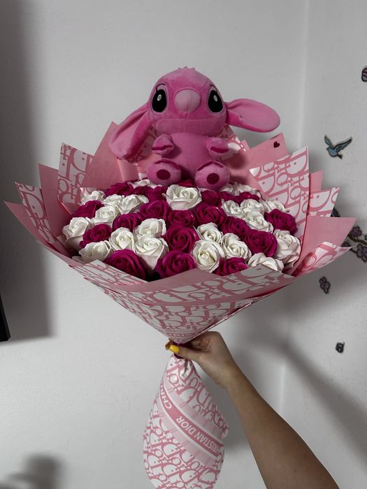 Buchete trandafiri sapun