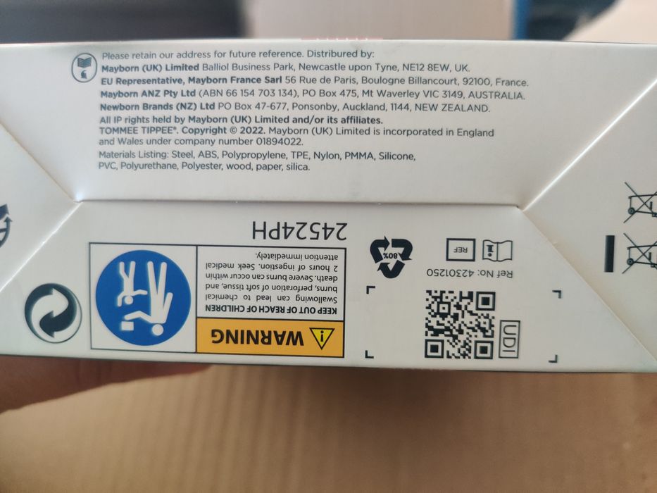 Хигиенен комплект Tomme Tippee за лично предаване само