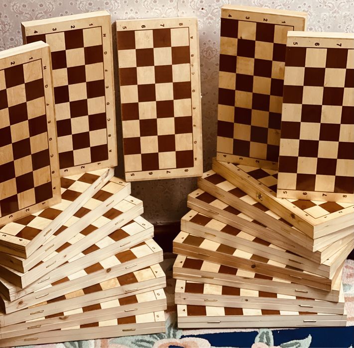 Shaxmat, chess, Шахматы 1 клетка 5,5х5,5 (см), 50х50 (см)