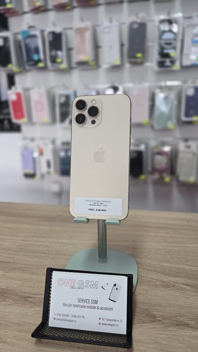 iPhone 13 Pro Max 128GB Gold – Second-Hand in stare excelenta