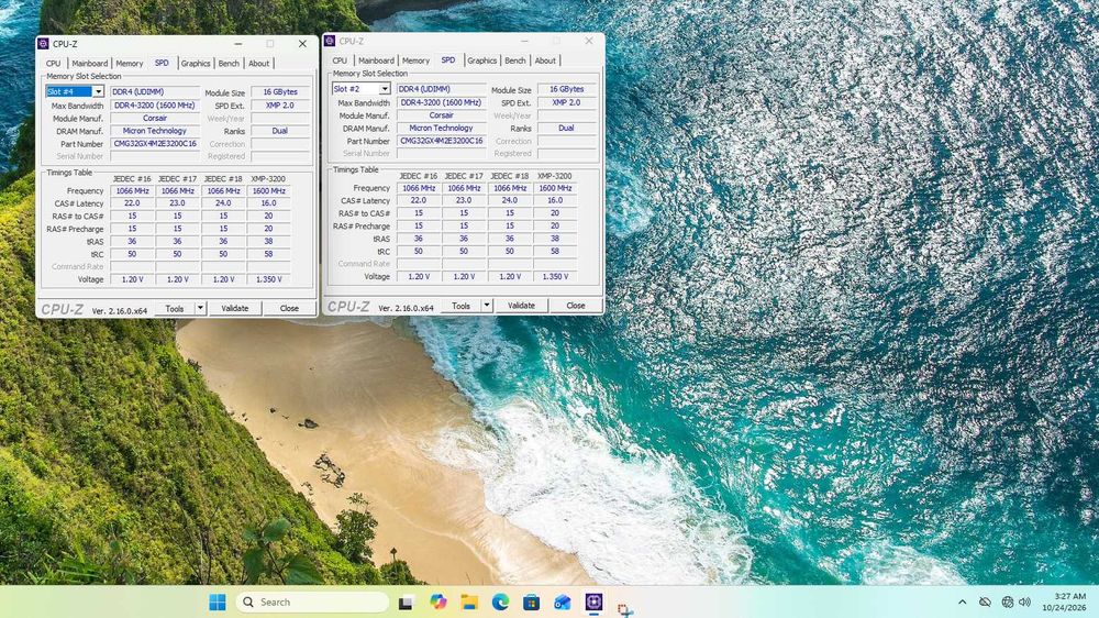 Рам памет Corsair VENGEANCE RGB PRO SL 32GB (2x16GB) DDR4 3200MHz