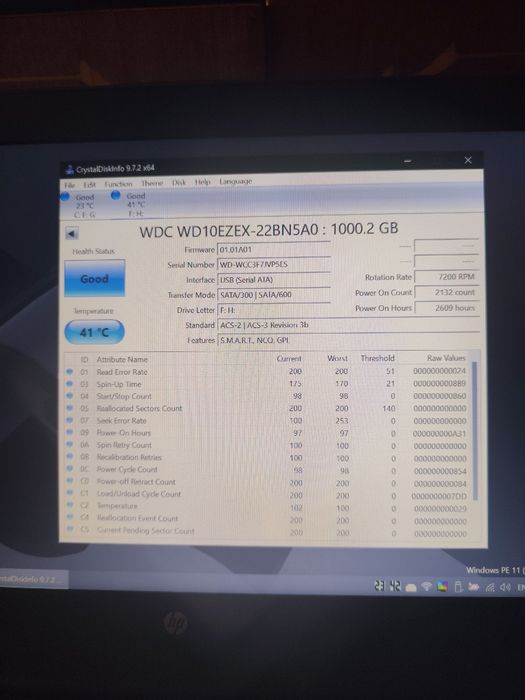 Hard-disk desktop WD Blue 1tb 100%