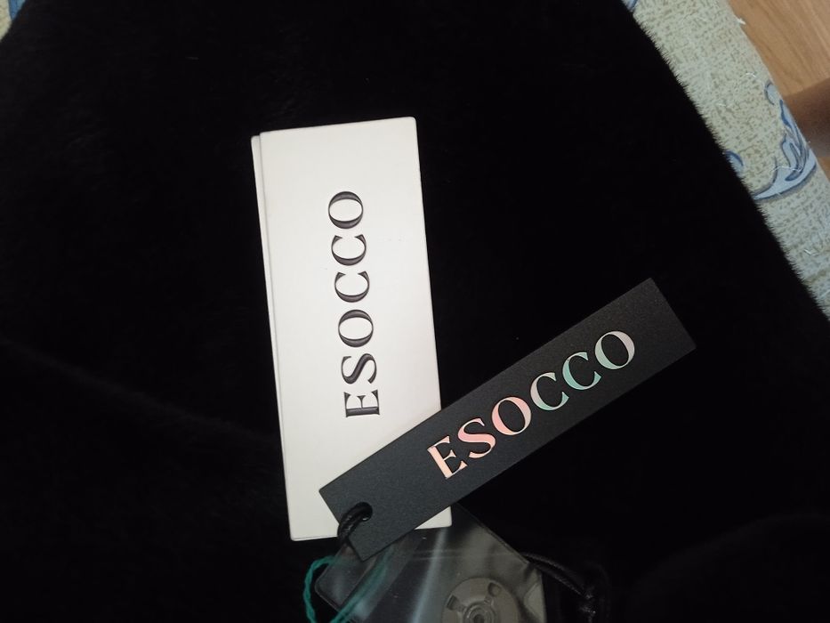 Шуба ЭКО,  воротник норка