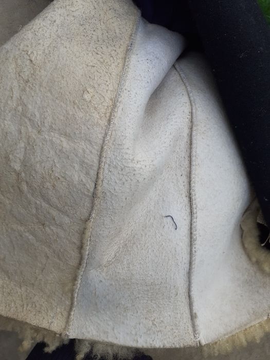 Ретро зимна шуба,палто,балтон овча кожа