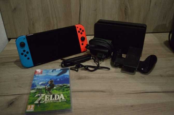 Nintendo Switch OLED Black – pachet complet + un joc