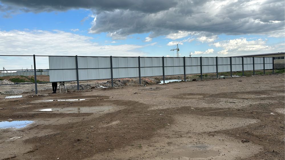 Забор, ограждения участка, забор из профнастила, ворота, калитка,