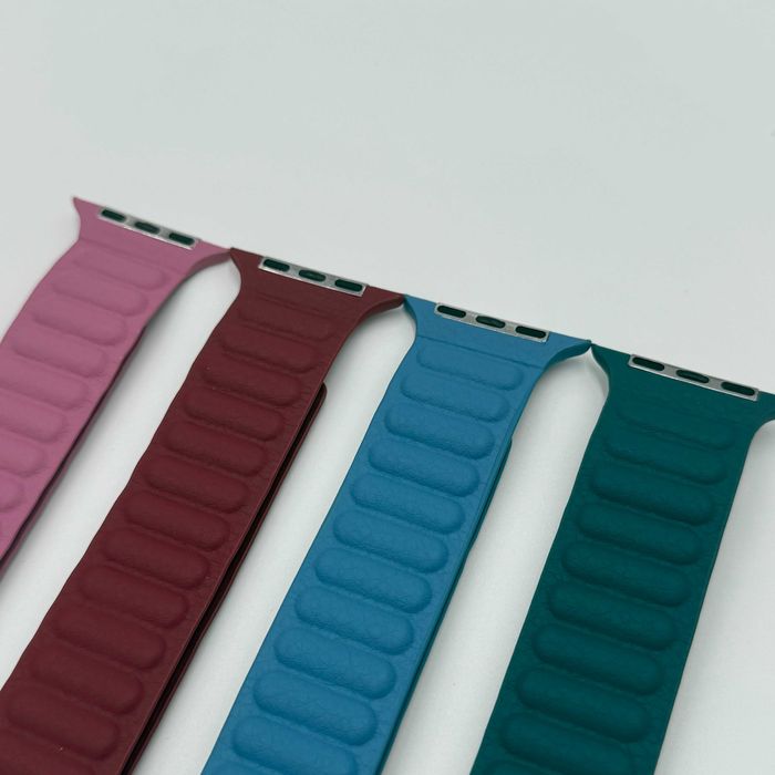 Кожена каишка с магнитно закопчаване за Apple Watch ULTRA/SE/11/10/9/8