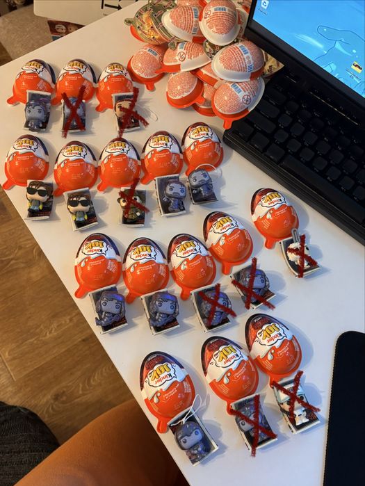 Фигурки Kinder stranger things, киндер ОСД