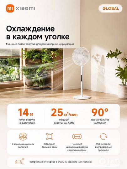 Вентилятор smartmi standing fan Pro Slim