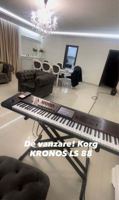 Vand KORG KRONOS LS 88 (special de RETURNELA) pas facut! Top! Inclus CASE KORG original KRONOS !
