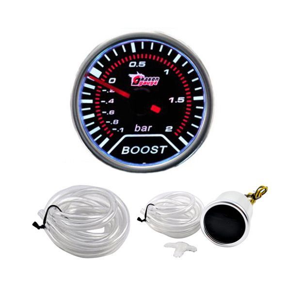 Ceas turbo boost 2 bar  cu diametru 52mm