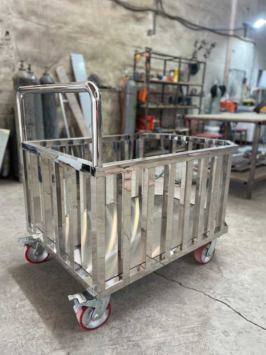 Тележки из нержавейки для производства | Arava Nerjaveyka | Aksiya