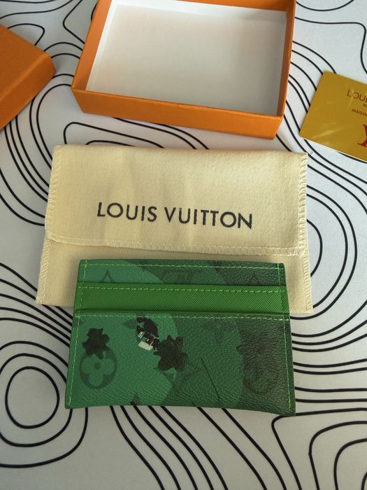 Cardholder Louis Vuitton verde