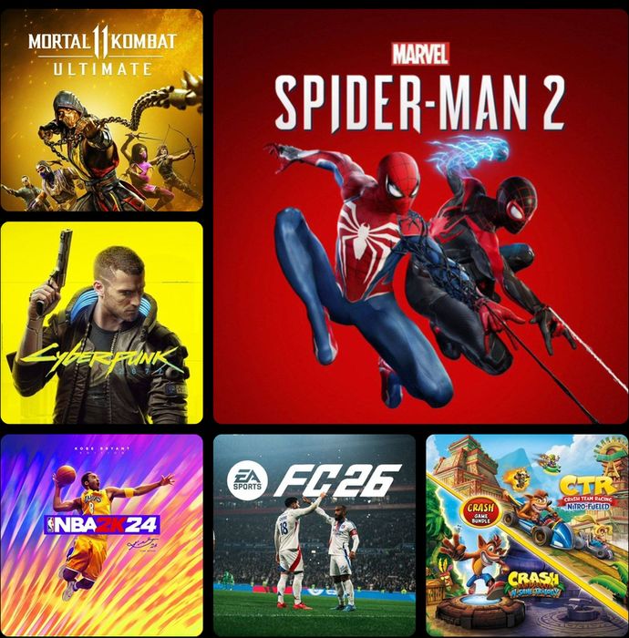 Установка игр на PS4/PS5 быстро и с гарантией качества