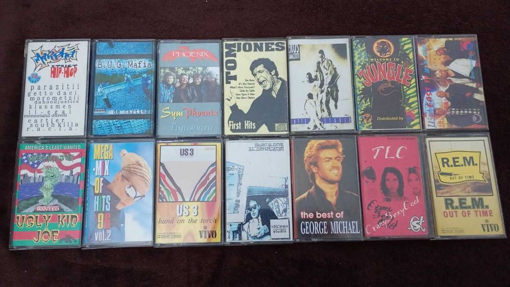 14 casete audio diferite genuri muzicale