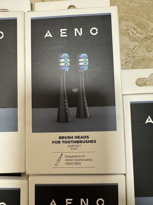Periuță de dinți electrică AENO - DB2S, 2rezerve, neagră+CUTII CU RE