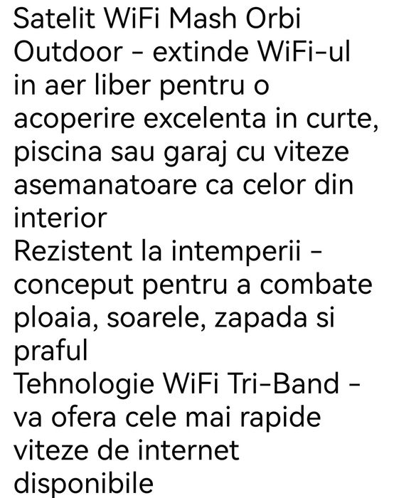 Netgear Orby  Outdoor Universal Sattelite RBS50Y Router Extender