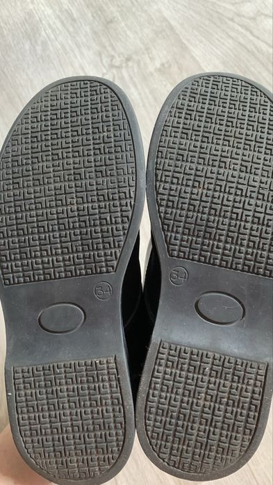 Школьные туфли кожаные