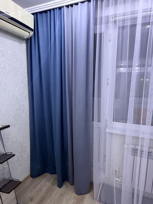 Срочно продам шторы комбинированные