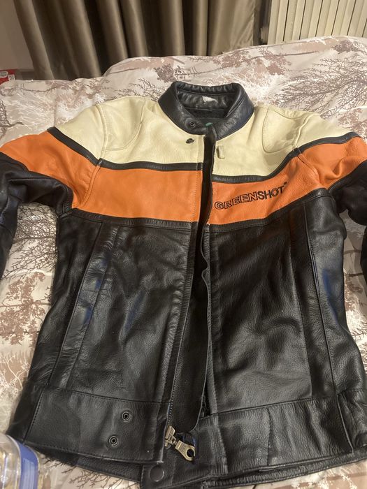 Кожено яке за мотор Greenshot