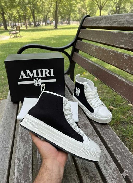 Adidasi AMIRI Court - Ghete Premium - Full Box