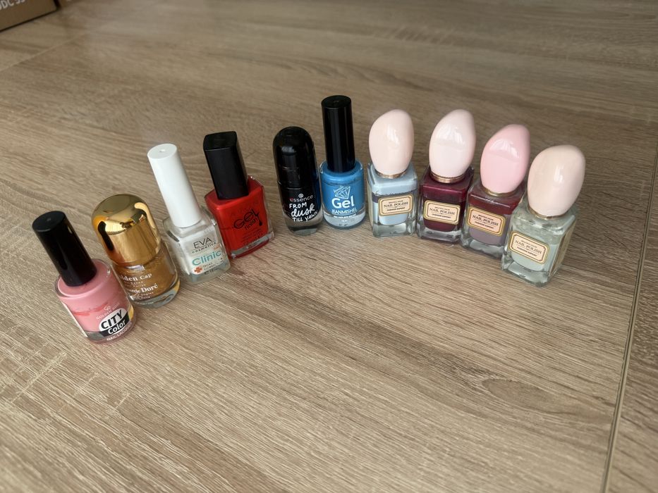 Лак для ногтей обычные 10 штук