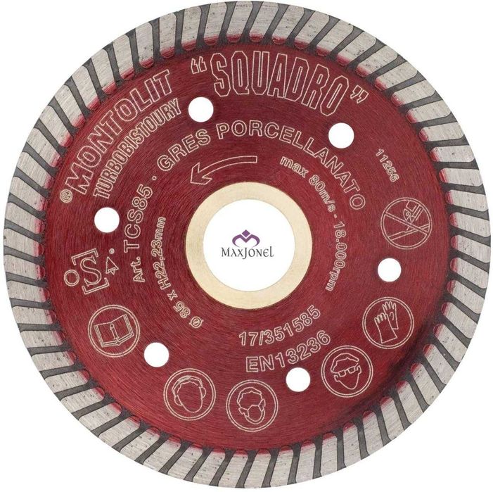 Disc Montolit RED LINE diam. 85mm grosime 1mm