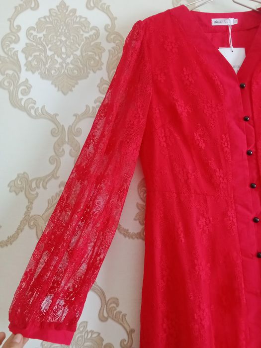 Qizlar uchun koʻylak toʻrli