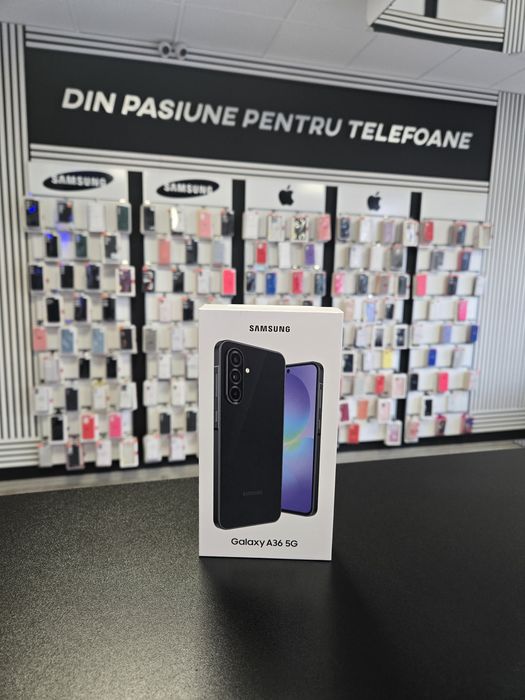 Samsung A36 / Black /  sigilat / 128 GB / DeluxGSM