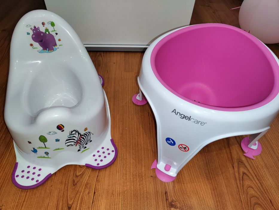 Angelcare Бебешка мека седалка  за баня и ново гърне