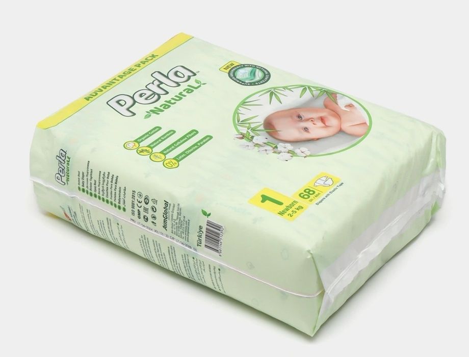 Продаются подгузники Perla №1  новые