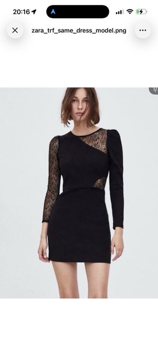 Коктейлна рокля ZARA