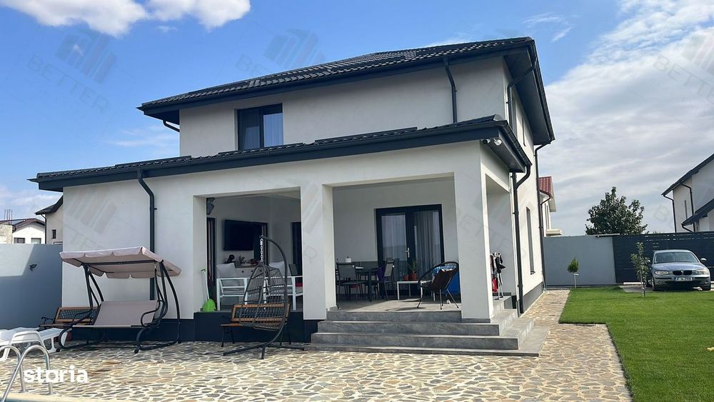 Casa  individuala P+1, 6 camere, piscina  teren 603 mp