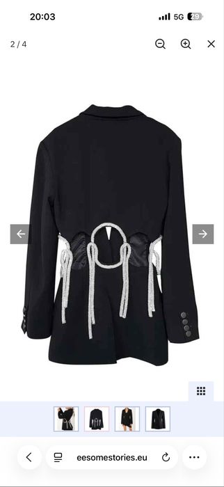 Черен блейзър E.Esome Stories