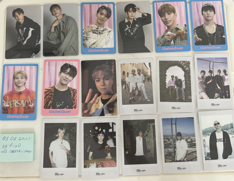 Офф К-поп карты stray kids/seventeen
