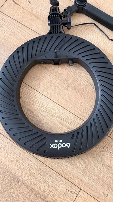 Godox LR180 Ring Light LED + braț articulat + suport telefon Ulanzi