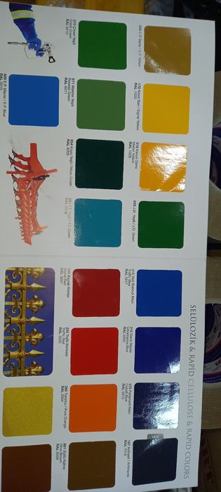 РАСПРОДАЖА краски нц полисан(оранжевый,жёлтый,голубой)2,5л-240000 сум